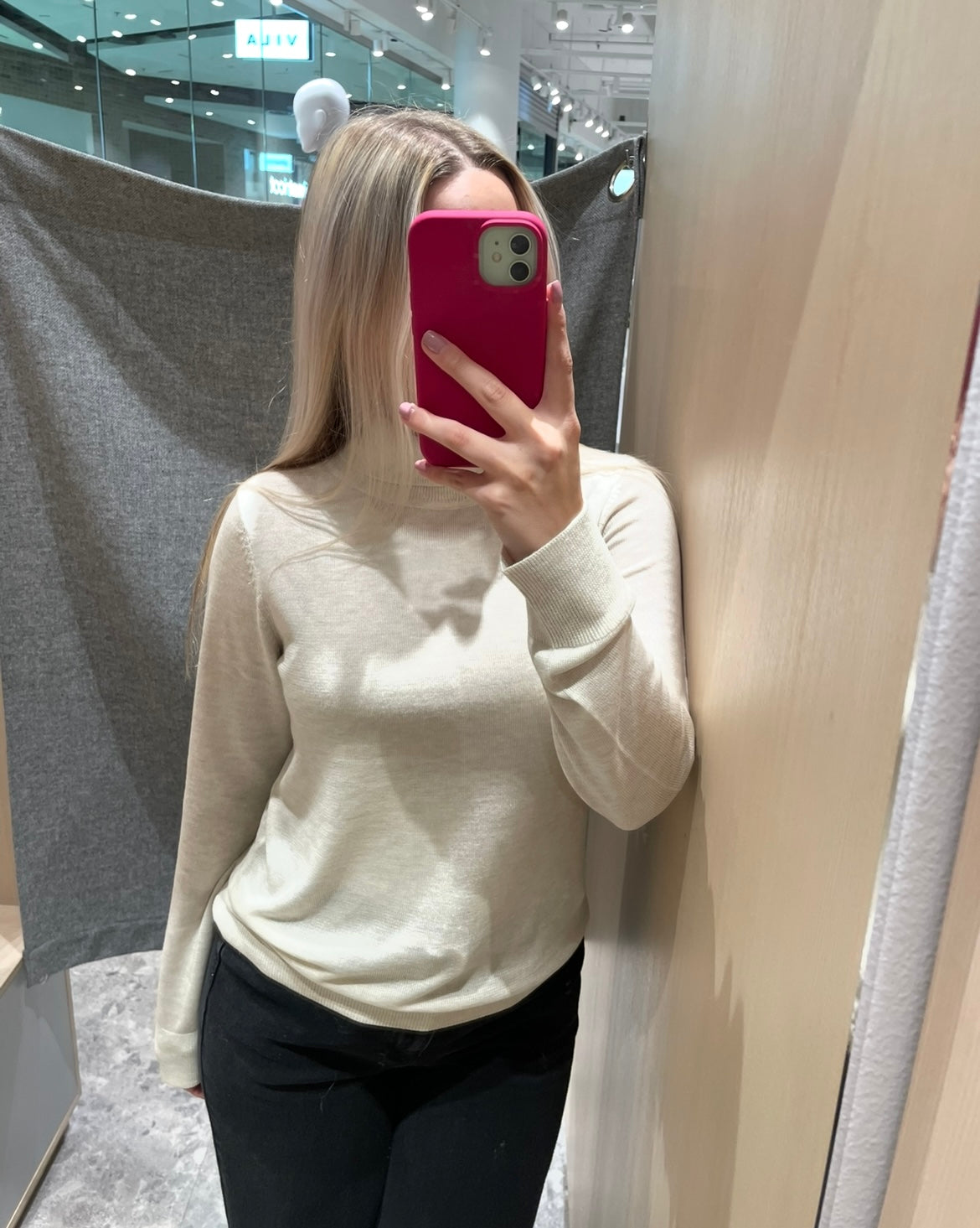 VICLAUDIE Knit Top - Super Light Natural Melan